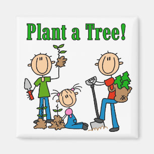 Aimant T-shirts et cadeaux Plant a Tree