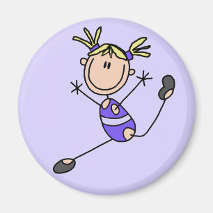 Aimant T-shirts et cadeaux pour fille gymnaste blonde