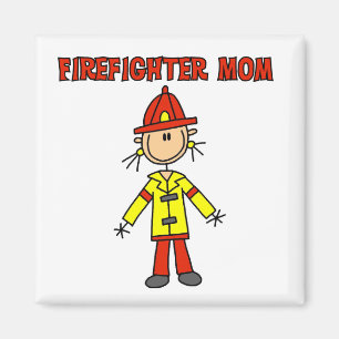 Aimant T-shirts et Cadeaux pour Maman Pompiers
