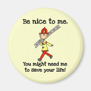 Aimant T-shirts et Cadeaux pour Pompiers Sauvez Votre Vie