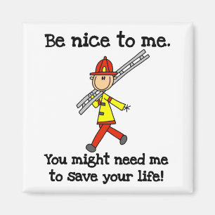 Aimant T-shirts et Cadeaux pour Pompiers Sauvez Votre Vie