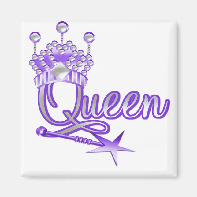 Aimant T-shirts et cadeaux Queen (Devant)
