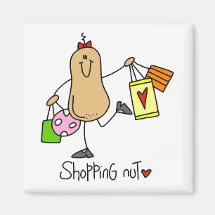 Aimant T-shirts et cadeaux Shopping Nut