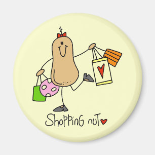 Aimant T-shirts et cadeaux Shopping Nut