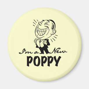 Aimant T-shirts et cadeaux Smiling New Poppy