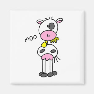 Aimant T-shirts et Cadeaux Vache Dit Meuh