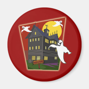 Aimant T-shirts hantés de Halloween de Chambre, sweat -