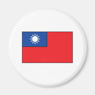 Aimant T-shirts taiwanais et cadeaux de drapeau