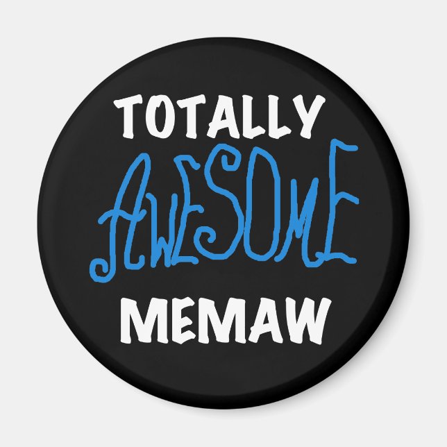 Aimant T-shirts totalement impressionnant de bleu de (Devant)