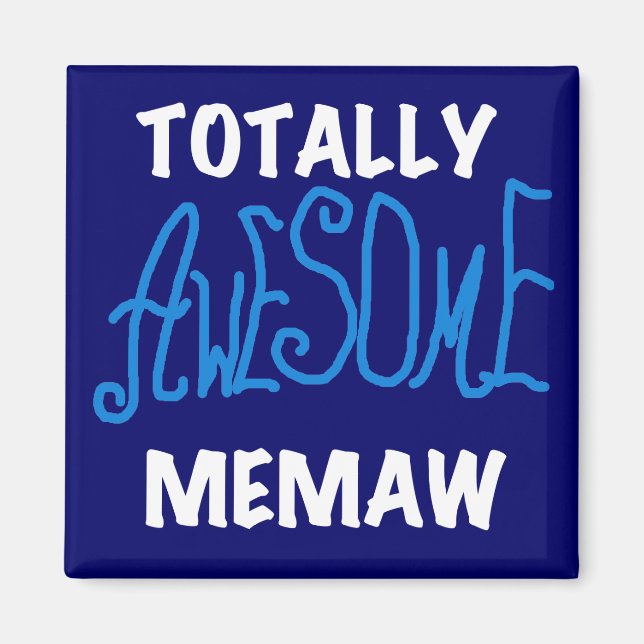 Aimant T-shirts totalement impressionnant de bleu de (Devant)
