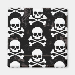 Aimant T�tes de mort en vrac (2) -