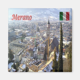 Aimant TAA033 MERAN MERANO - Vue aérienne - Réfrigérateur