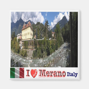 Aimant TAA034 MERANO - I Love - Passif River - Fridge