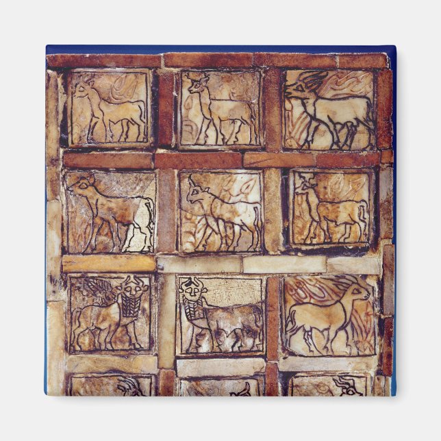 Aimant Table de jeu, animaux du champ et de la forêt (Devant)