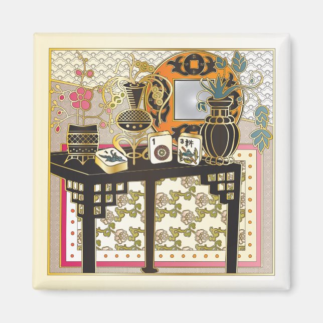 Aimant Table Mah Jongg (Devant)