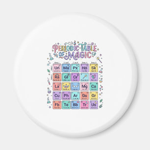 Aimant Table périodique Licorne de Magie Cadeau Mignon Te