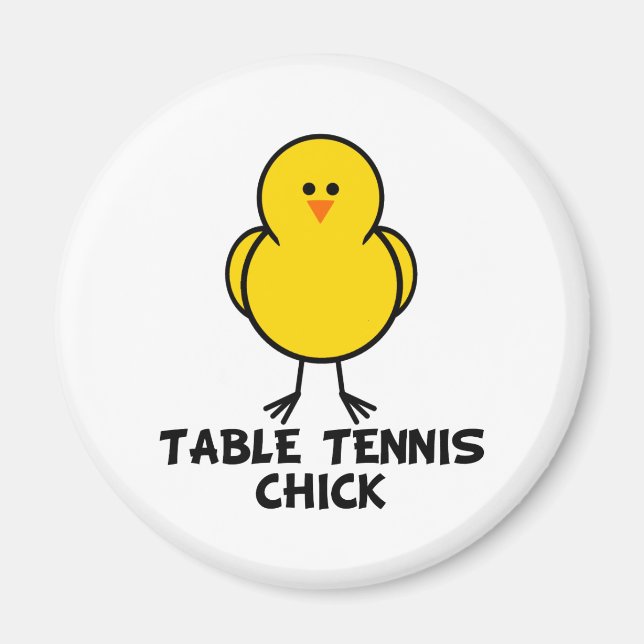 Aimant Table Tennis Chick (Devant)