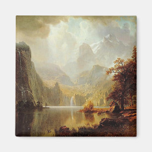 Aimant Tableau d'Albert Bierstadt, Dans les montagnes 186