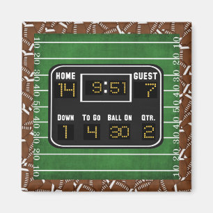 Aimant Tableau de bord du football