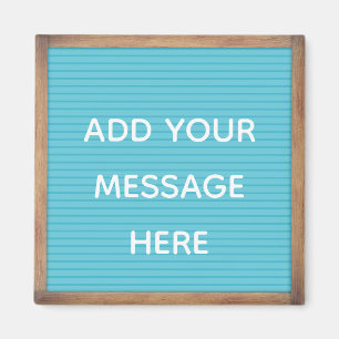 Aimant Tableau de bord Turquoise dans le message personna