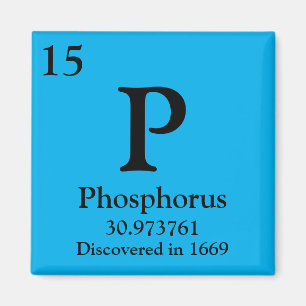 Aimant Tableau périodique du phosphore