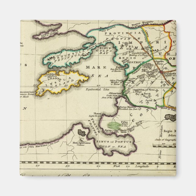 Aimant Tabularum géographiarum spécimen World Map (Devant)