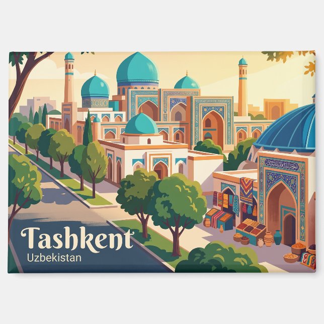 Aimant Tachkent, Ouzbékistan (Recto)