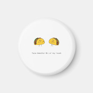 Aimant taco aimant à thème mignon couple