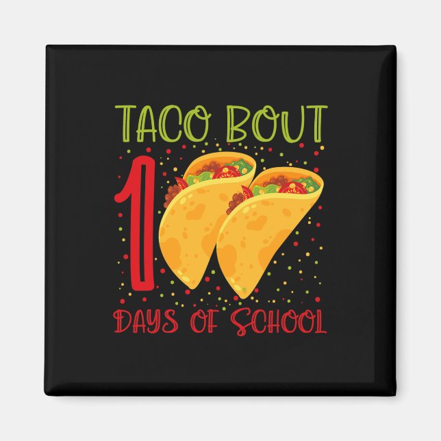 Aimant Taco Bout 100 Jours D'École 100 Jours D'École Fu (Devant)