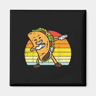 Aimant Taco Dabbing Dab Rétro Cinq De Mayo Hommes Garçons