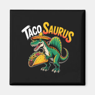 Aimant Taco dinosaure spinosaurus cinco de mayo tacosauru