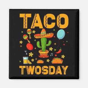 Aimant Taco twosday cinco de mayo 2 ans garçon fille