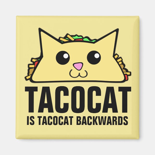 Aimant Tacocat à l'envers (Devant)
