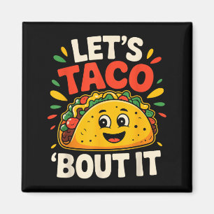 Aimant Tacos drôle parlons tacos de cinq de mayo mexicain