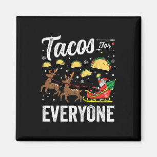 Aimant Tacos Pour Tous Noël Taco Drôle Noël Père Noël