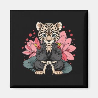 Aimant Taekwondo Leopard Kickboxing Animall Jiu-Jitsu