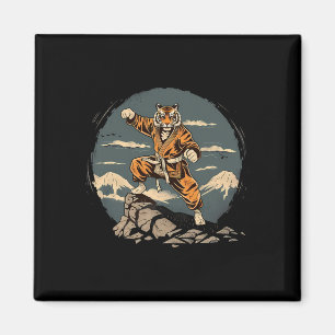 Aimant Taekwondo Tigre Mont Fuji Jiu-jitsu Kickboxing Ti