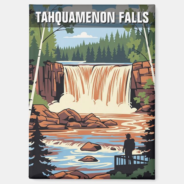 Aimant Tahquamenon Falls Michigan Travel (Recto)