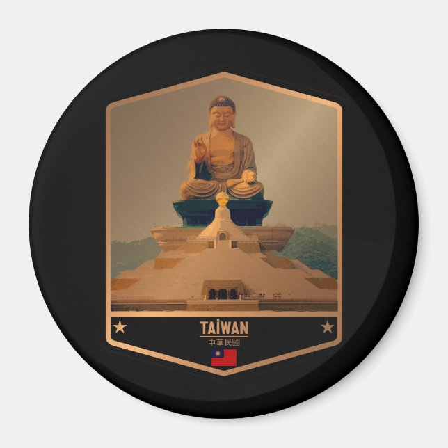 Aimant Taïwan (Devant)