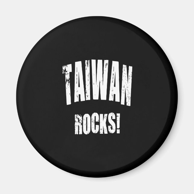 Aimant Taïwan Rocks ! (Devant)