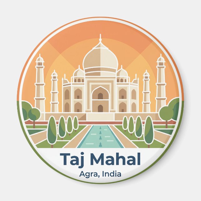 Aimant Taj Mahal Inde (Devant)