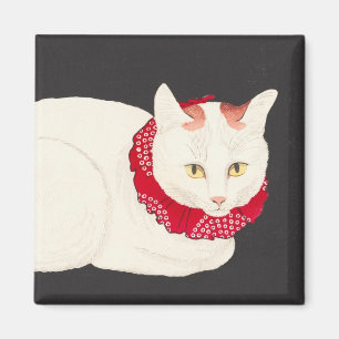 Aimant takahashi shotei tama nekko cat portrait ukiyo-e