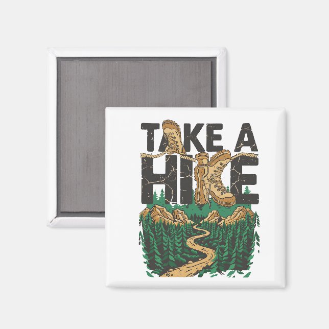 Aimant Take a Hike (Recto/Verso)