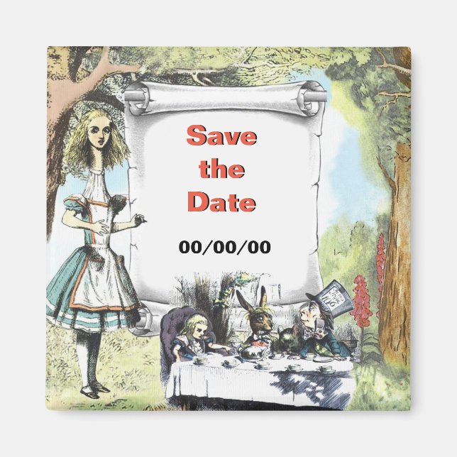 Aimant Tall Alice 1 Save-the-Date (Devant)