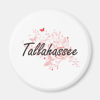 Aimant Tallahassee Florida City Design artistique avec cu
