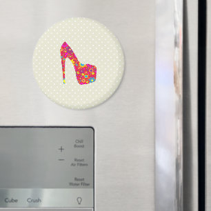 Aimant Talons Hauts, Stiletto, Pompes, Fleurs, Chaussures