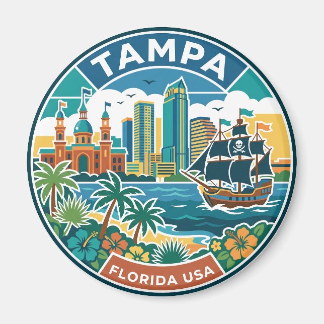 Aimant Tampa États-Unis (Devant)