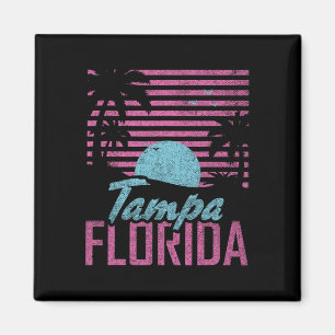 Aimant Tampa Floride Fl Citron État Miami Vibes Plage Va