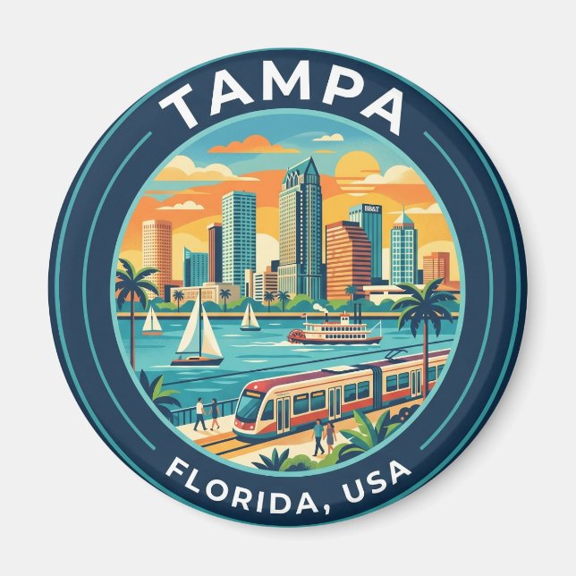 Aimant Tampa, Floride Floride (Devant)