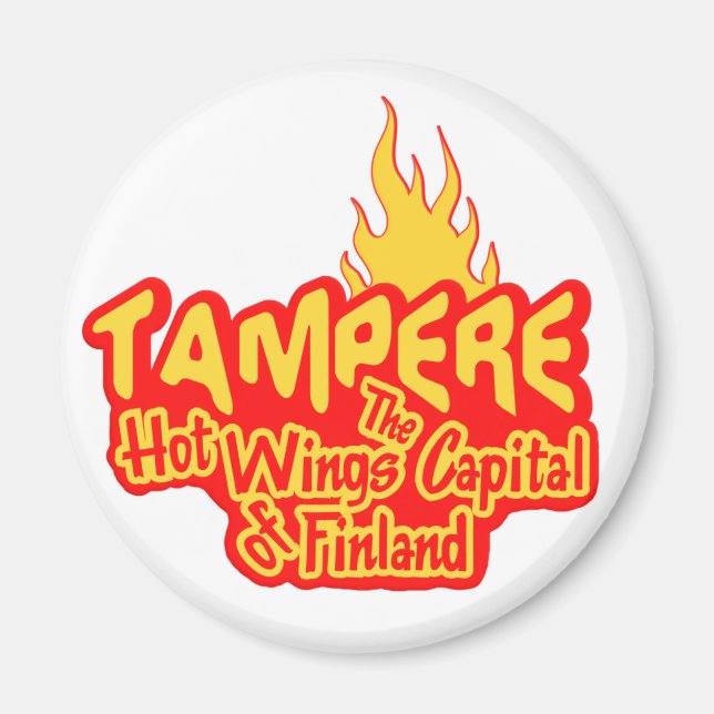 Aimant Tampere Hot Wings (Devant)